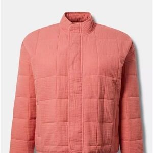 Torrid Women's Puffer Jacket - Coral